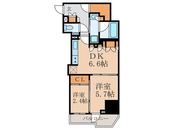 ザ・パークハビオ新中野の物件間取画像